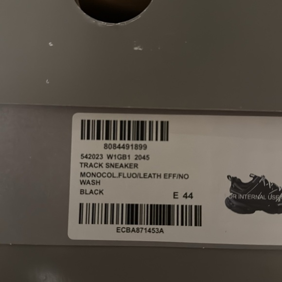 Balenciaga Track Sneakers. Worn Once!! Box, Dust Bag Included. Size 44. - Picture 8 of 17